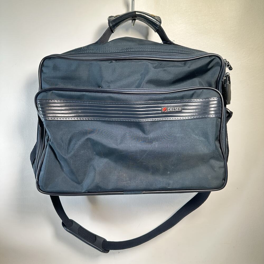 Delsey Luggage Carry-On Weekender Travel Duffle Gym Overnight Bag Crossbody